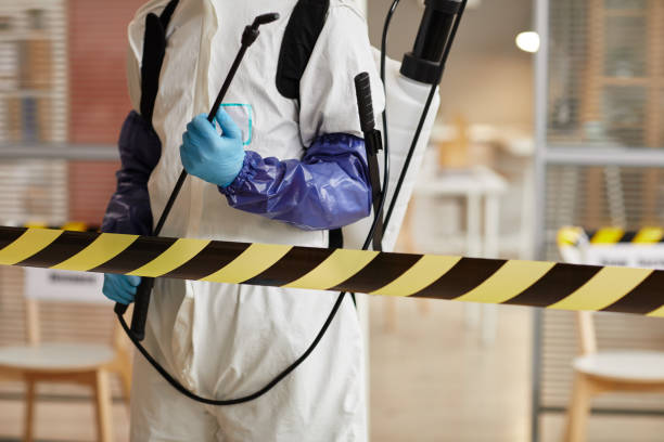 Professional Infectious Disease Decontamination technician working in Wallpack Center, NJ